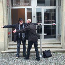 0 Cent, keine Zeit - Wirtschaftsflucht Kunst Quartier Osnabrück 0 Cent, keine Zeit - Wirtschafts Flucht Kunstaktion