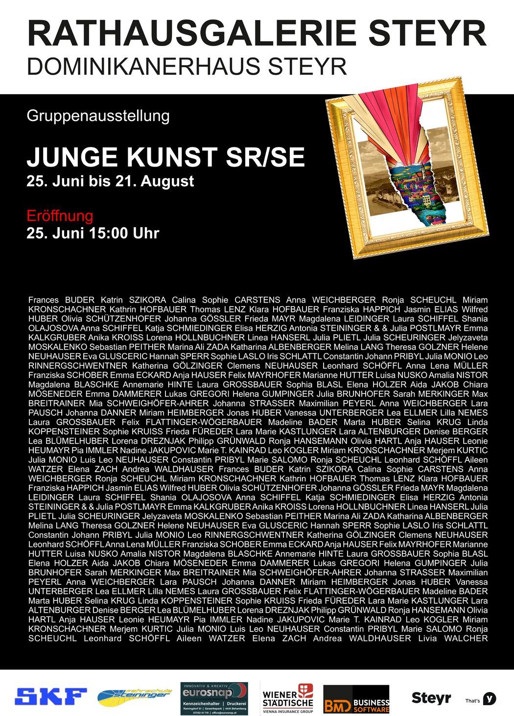 JUNGE KUNST SR SE Plakat JUNGE KUNST SR SE Plakat