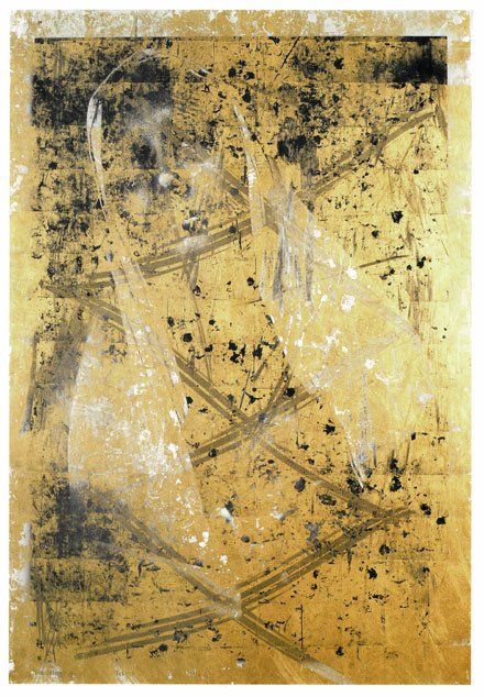 Bodengold Kunst Relikte aus Rauminstallation Museum Arbeitswelt Steyr