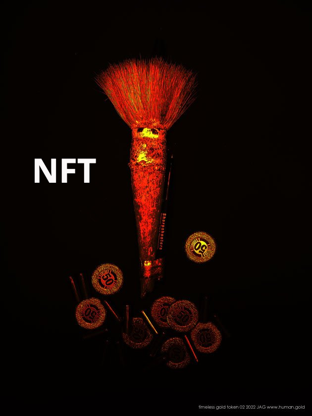 NFT Digital Gold Art - timeless timeless gold token - NFT - sharpshooters