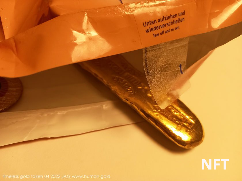 Sweet Gold Tear off and re-sell - timeless gold token NFT