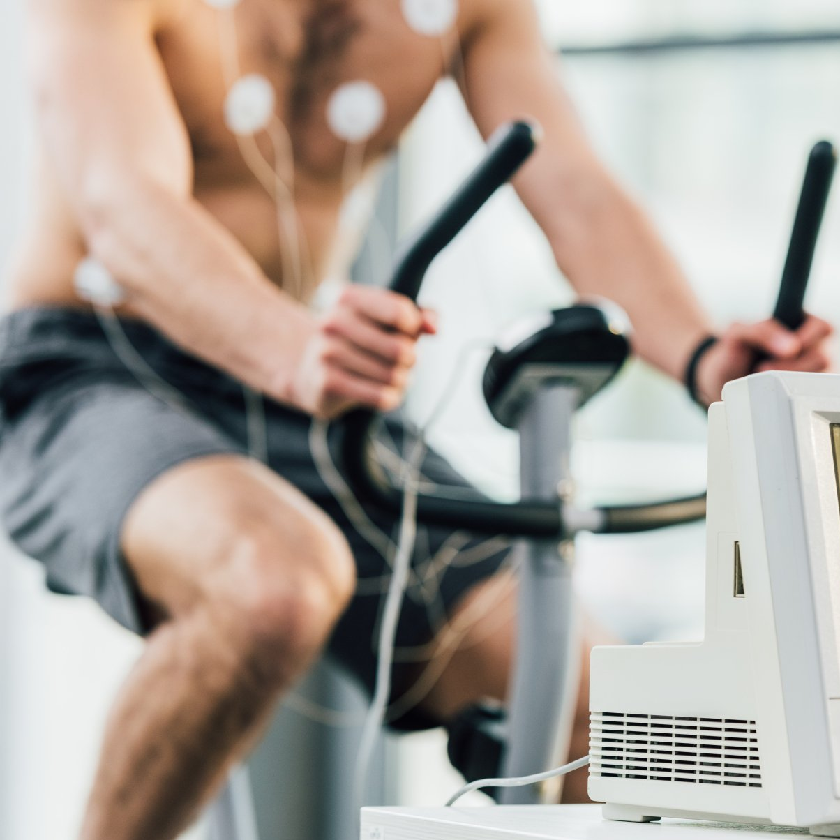 Ergometrie, Belastungs-EKG, Leistungsdiagnostik, Fahrrad