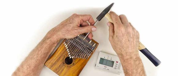Hammer, Stimmeisen, Kalimba
