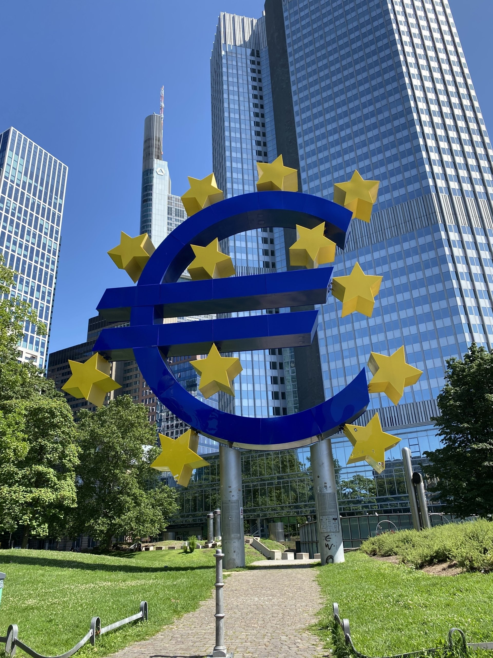 Eurozeichen Frankfurt