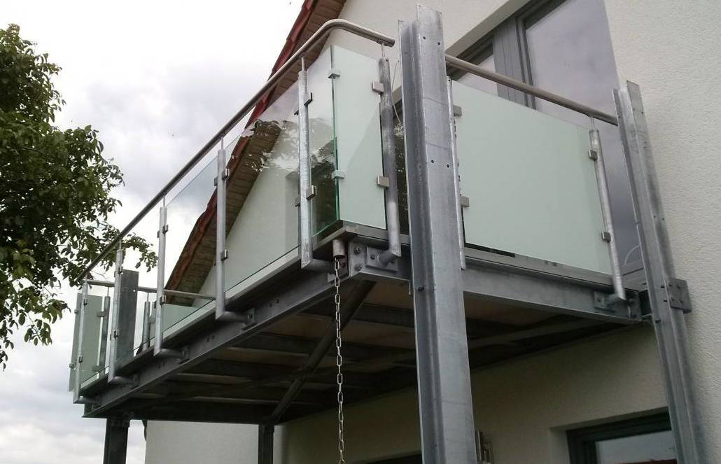 Balkongeländer Edelstahl mit Glas Balkongeländer Edelstahl mit Glas