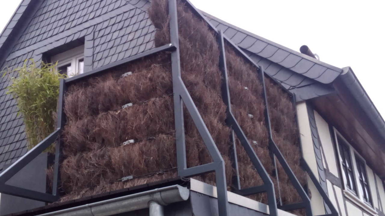 Sichtchutz mit Heidekrautelemente