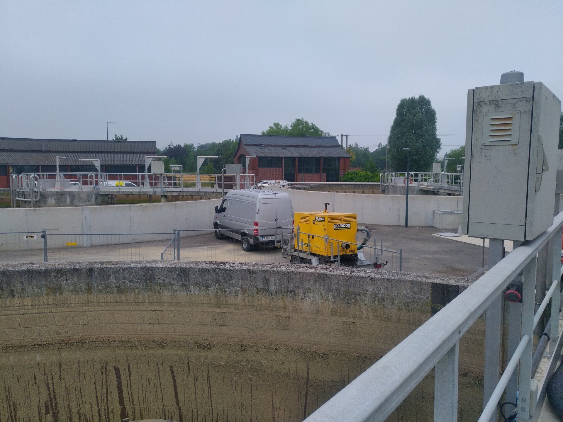 pompe assainissement station épuration