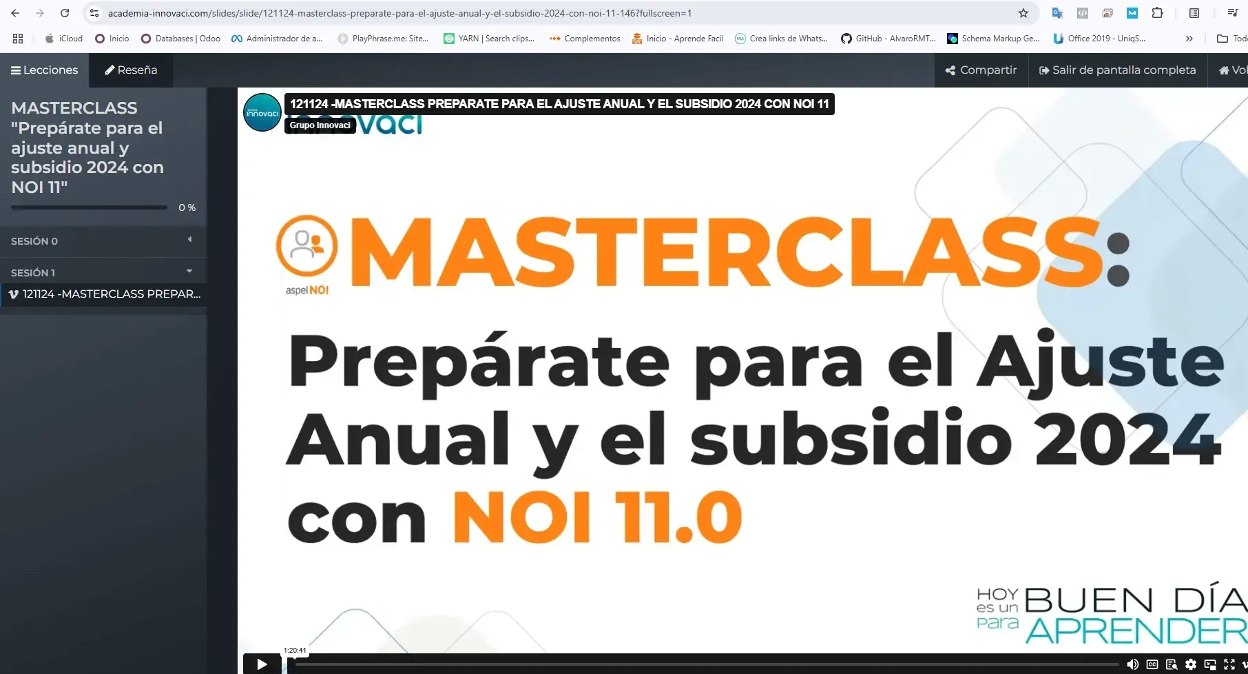 MASTERCLASS Academia Innovaci - Grupo Innovaci MASTERCLASS Academia Innovaci - Grupo Innovaci