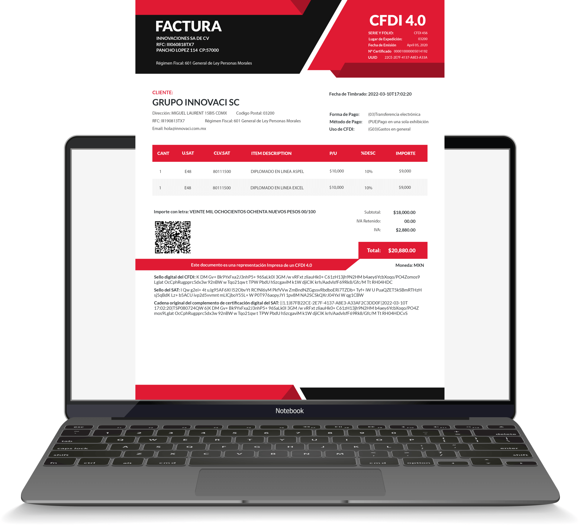 Facture 6 - CFDI 4.0 Facture 6 - CFDI 4.0
