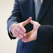 Business handshake