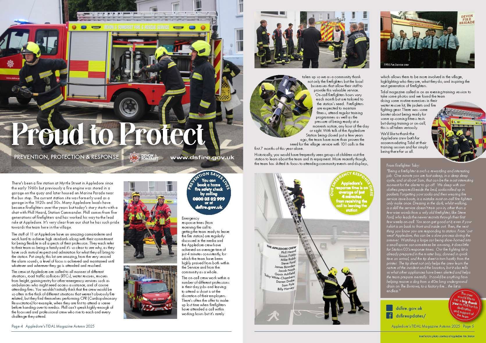 Proud to Protect / Appledore Fire Service