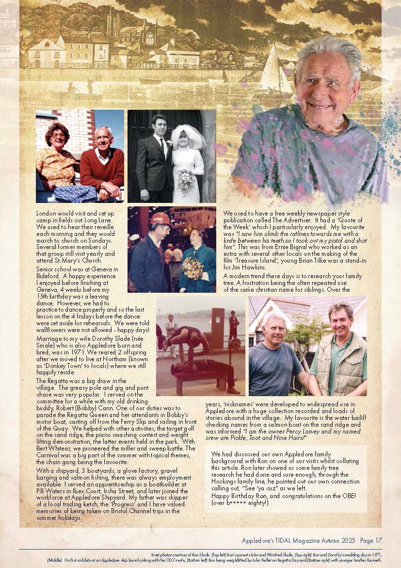 Ron Slade Memories