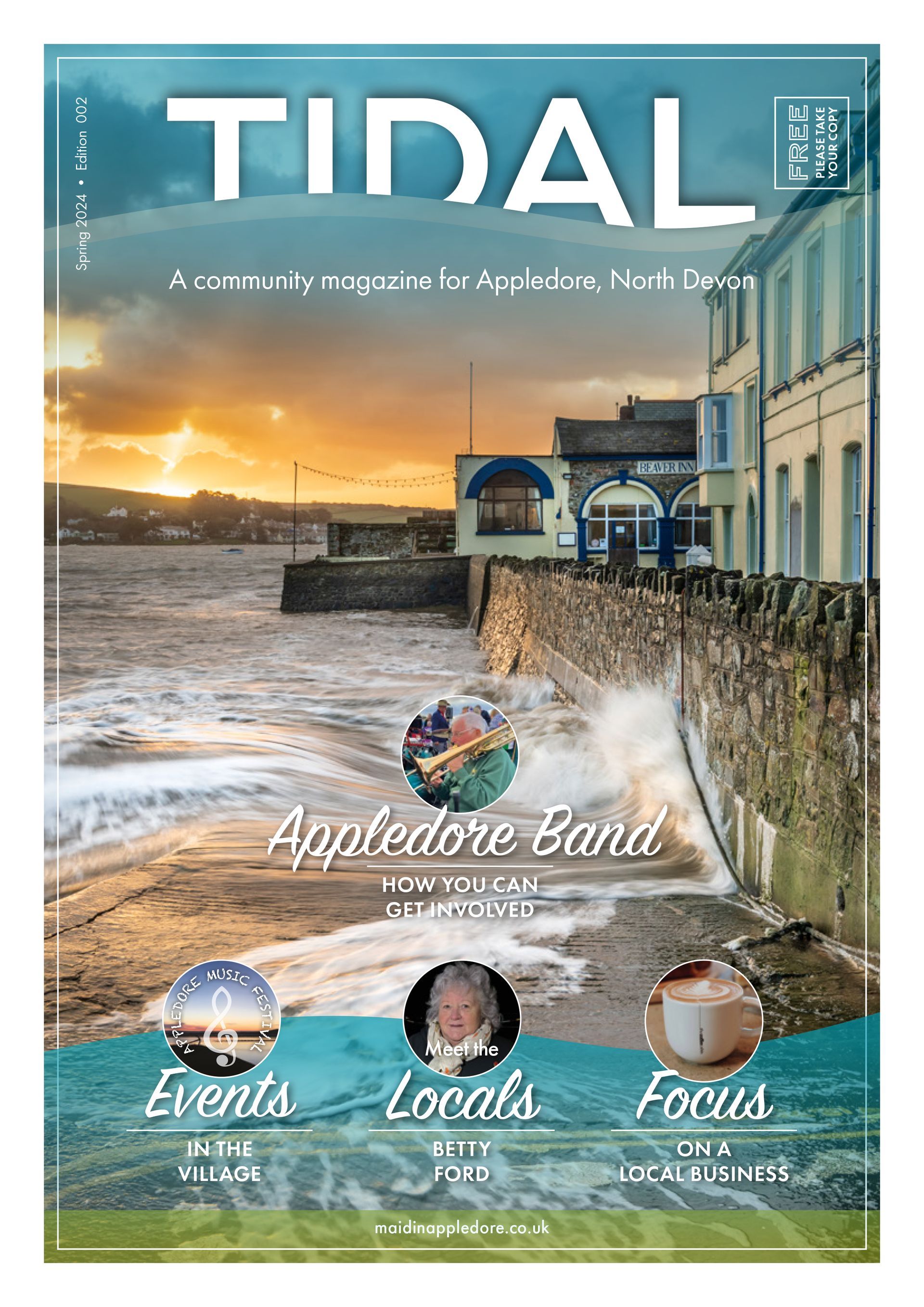 Edition 002 for download Tidal Magazine for Appledore Issue 02