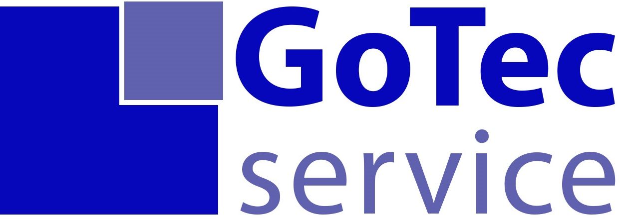 Logo der Firma Gotec Service und eine Verlinkung auf die Startseite.