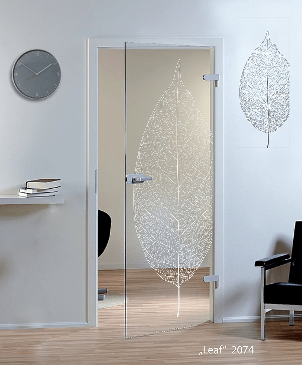 Sandstrahlen von Glas