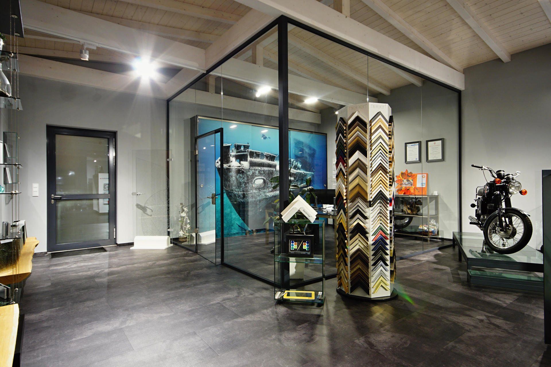 Glas Ausstellung