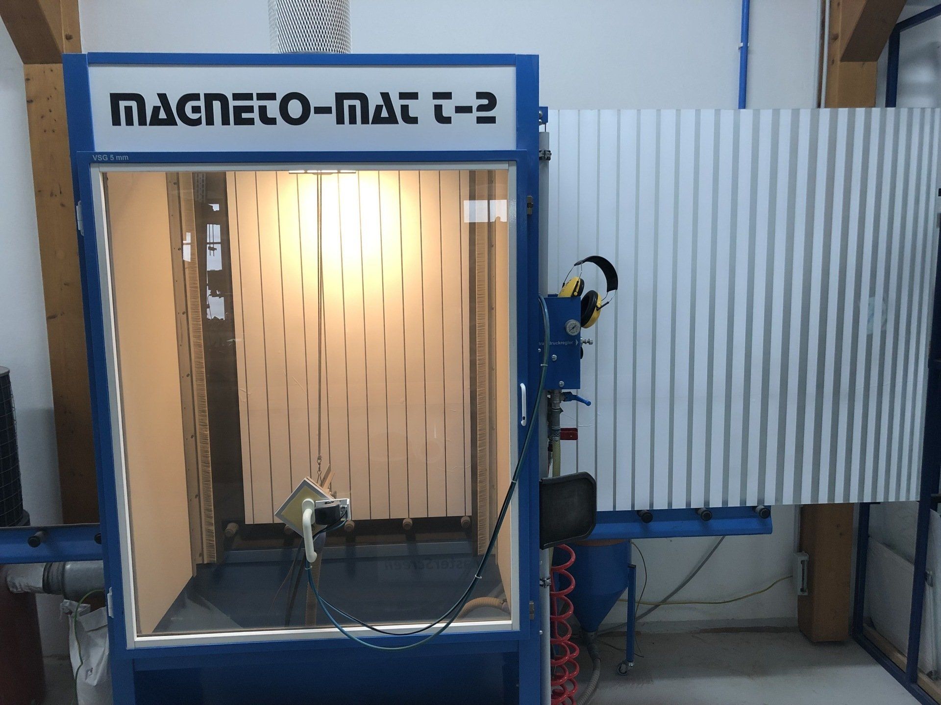 Sandstrahlen von Glas