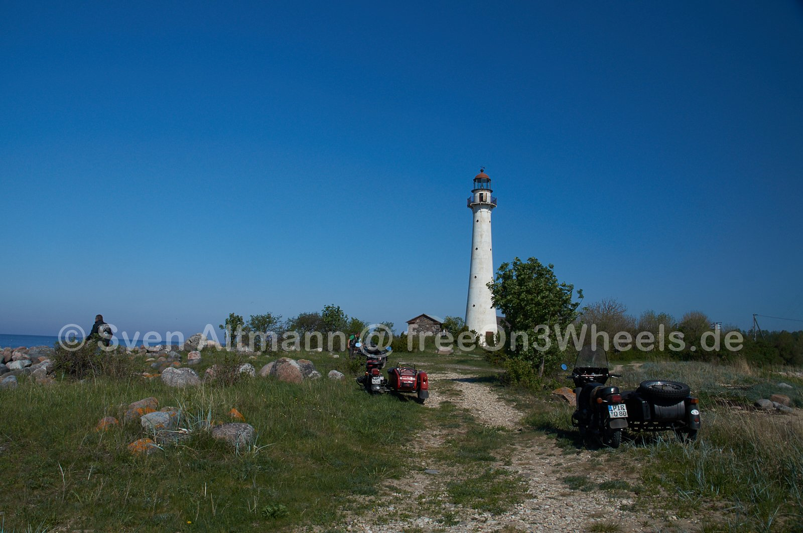 Mit 3 Gespannen unterwegs zur Dnepr-Insel