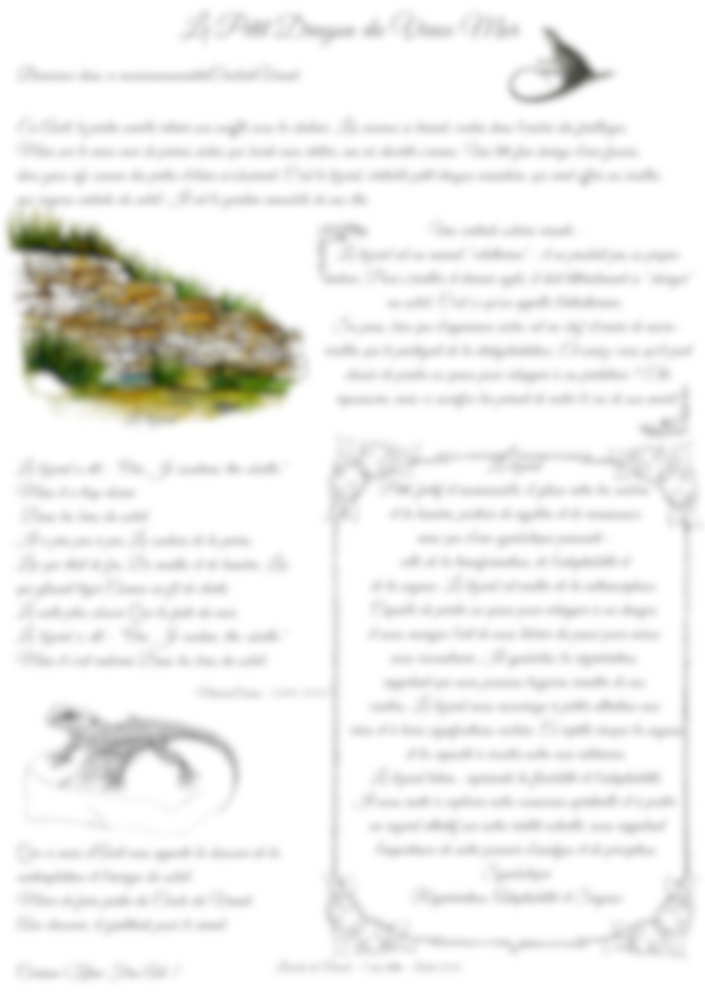 Lettre poétique du Cercle du Vivant accompagnée d'une illustration animalière et d'une carte oracle