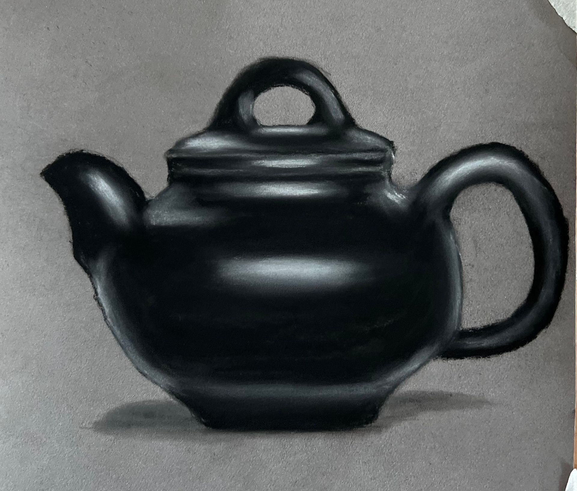 Apprendre à dessiner un théière au pastel sec