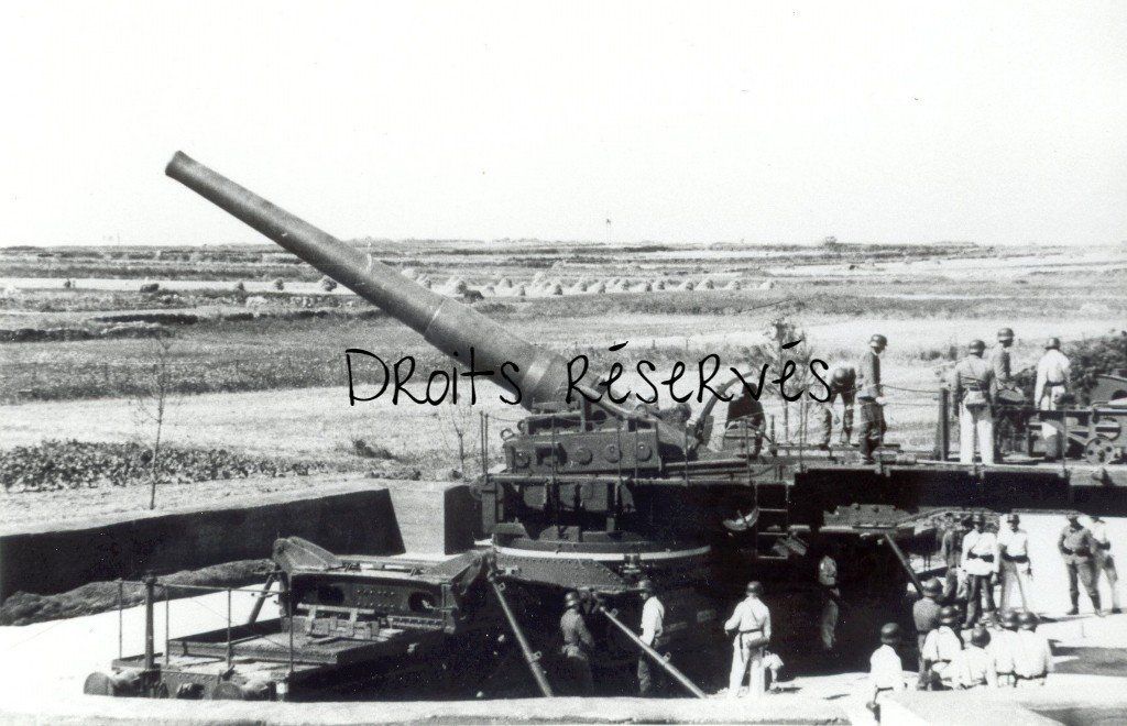 canons sur voie-ferrée 240mm schneider modèle 1893-96M colonie kermoisan musée le grand blockhaus batz-sur-mer nazaire atlantikwall poche de st-nazaire