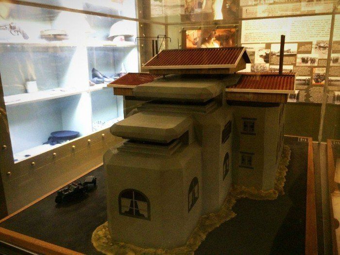 maquette musée le grand blockhaus camouflage villa atlantikwall nazaire