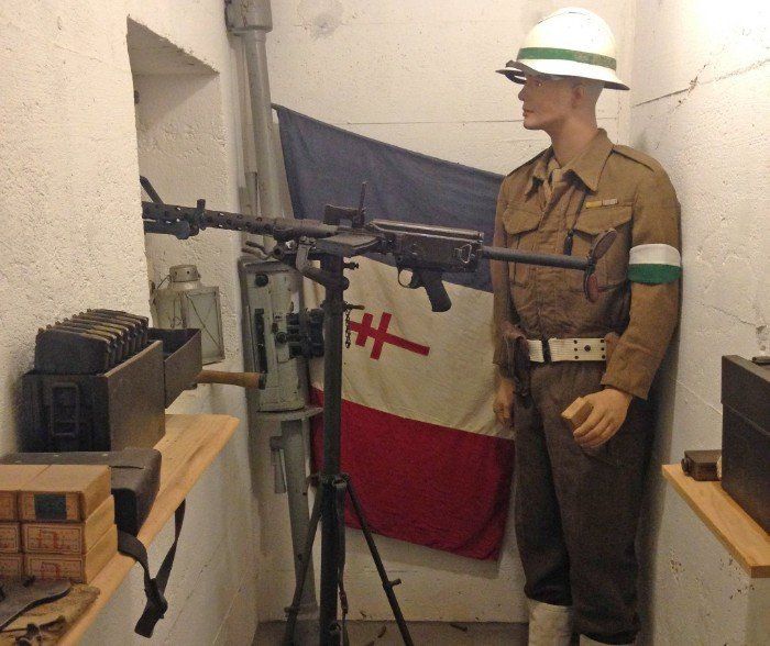 scène maurice moreau mg13 mg42 mg34 musée le grand blockhaus atlantikwall nazaire