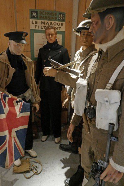 scène opération chariot musée le grand blockhaus atlantikwall nazaire