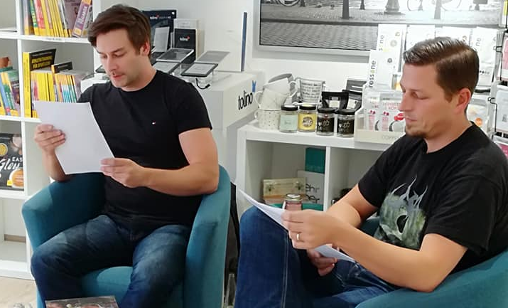 Henning Mützlitz Christian Kopp Lesung Wächter-Chroniken