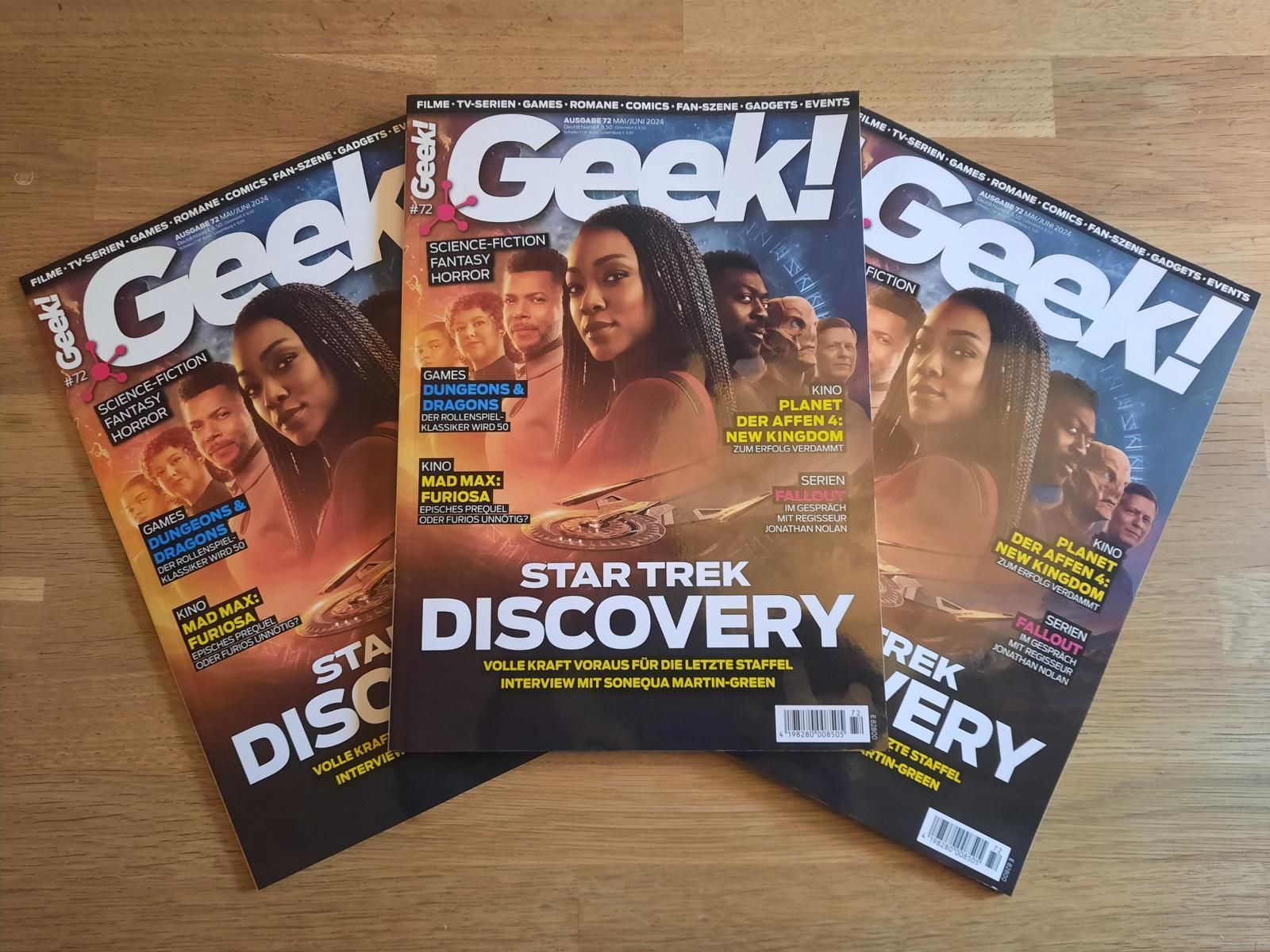 Heftcover des Magazins Geek Ausgabe 72