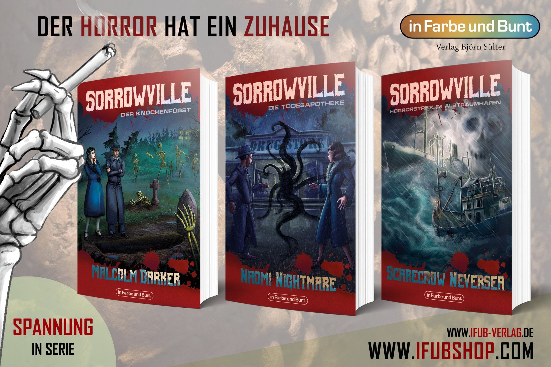 Sorrowville Malcolm Darker Verlag in Farbe und Bunt Henning Mützlitz