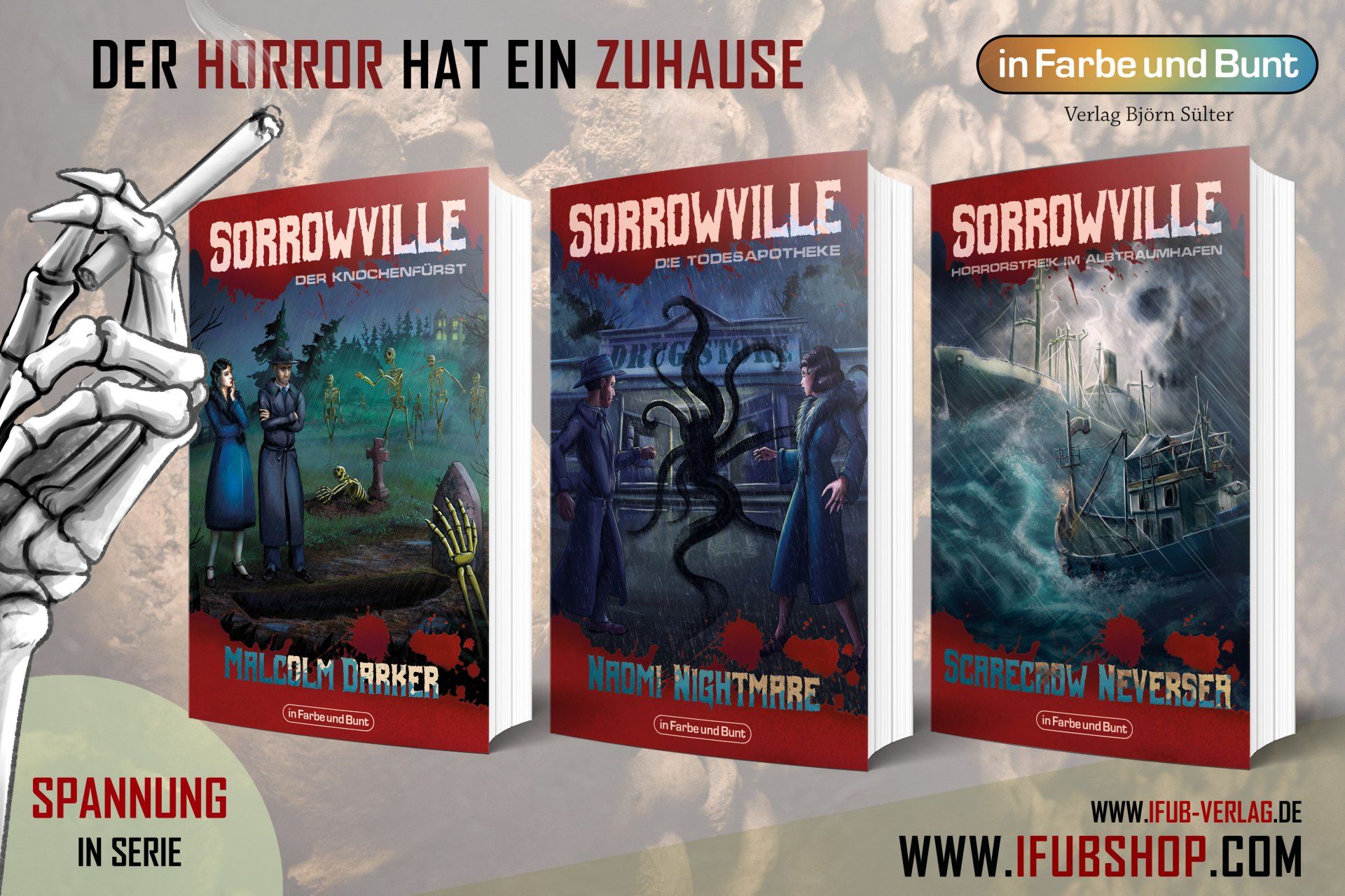 Sorrowville Malcolm Darker Henning Mützlitz Verlag In Farbe und Bunt