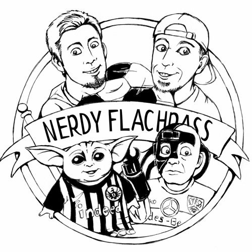 Nerdy Flachpass Fußball-Podcast Logo