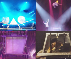verschiedene Monumentale Illusionen, das Highlight auf jeder Show, Presseevent, Freizeitparkshow oder Theater Produktion