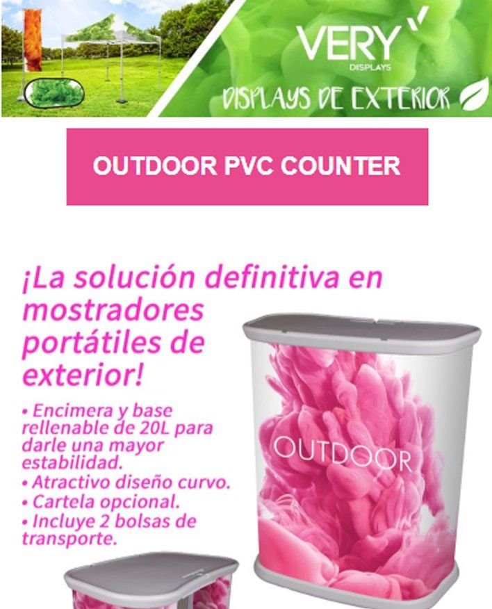 Newsletter Outdoor mostradores very