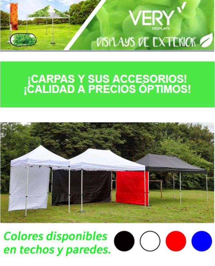 Newsletter Outdoor carpas y postes