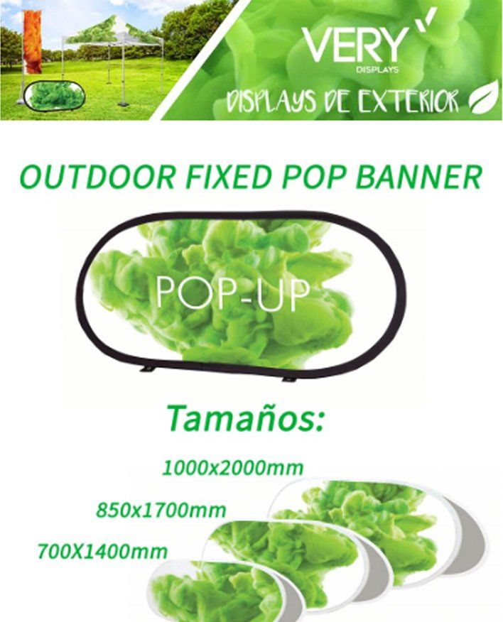 Newsletter Outdoor Banner displays