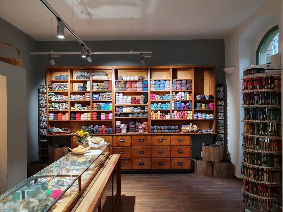 Ladeneröffnung, Handarbeitsladen, Kassbergwolle, Chemnitzwolle, Ladeneinrichtung