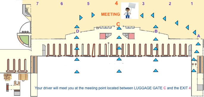 Palma de Mallorca PMI Airport meeting point Palma de Mallorca PMI Airport meeting point