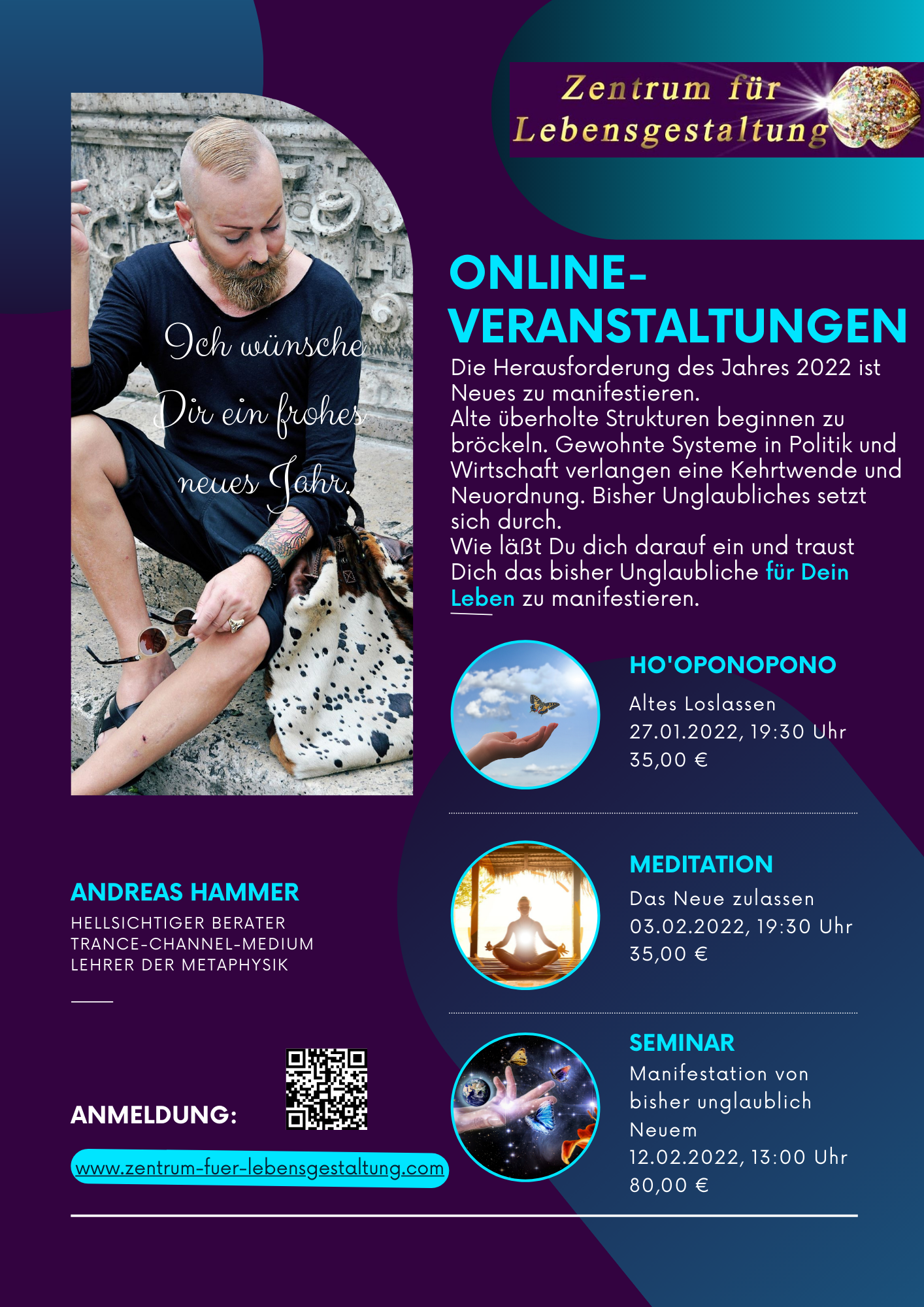Online Veranstaltungen Manifestation