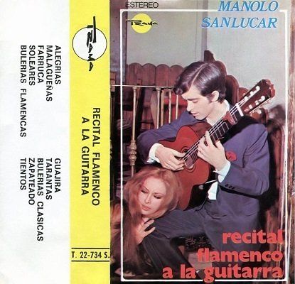 Manolo Sanlucar - Recital Flamenco - cassette album (Trama, 1974)