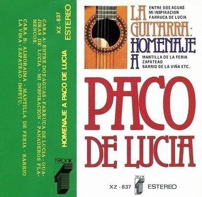 Cassette album - La Guitarra: Homenaje a Paco de Lucia (Guitarrista Flamenco Julio Vallejo)