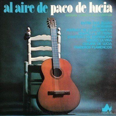 Vinyl LP Album - Al Aire de Paco de Lucia (Guitarrista Flamenco Julio Vallejo)