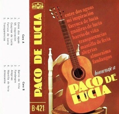 Cassette album - Homenaje a Paco de Lucia (Guitarrista Flamenco Julio Vallejo)