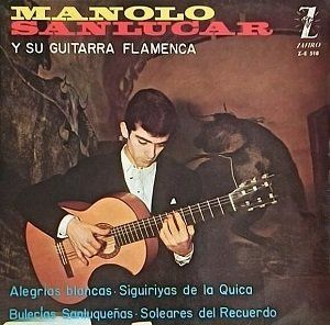 Manolo Sanlucar y Su Guitarra Flamenca EP Single (Zafiro, 1964)