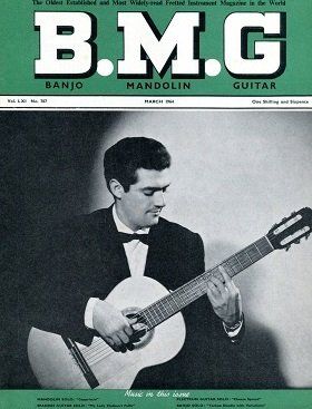 Juan Teijeiro on the cover of the March 1964 issue of B.M.G. magazine