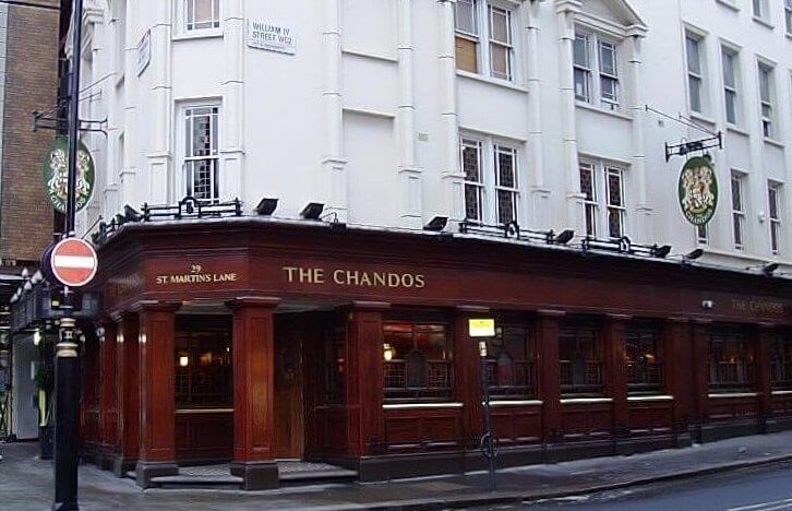 The Chandos pub in central London - once home to flamenco bar