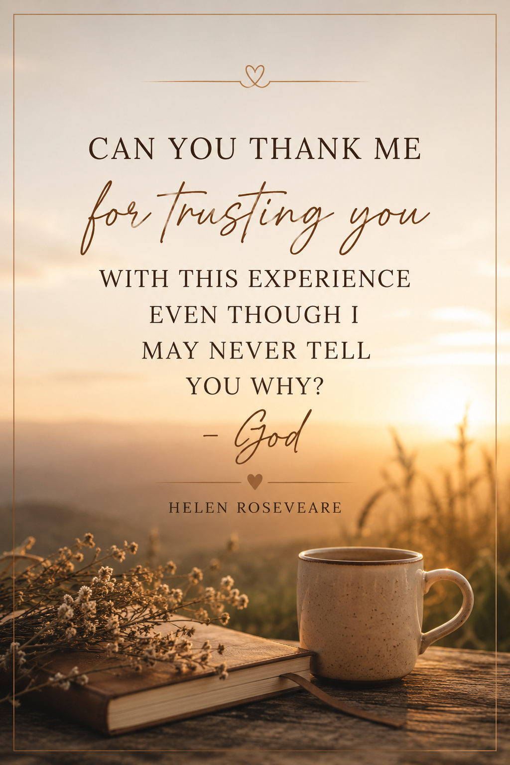 divine grace #Christian suffering #trusting God #faith in trials #spiritual surrender