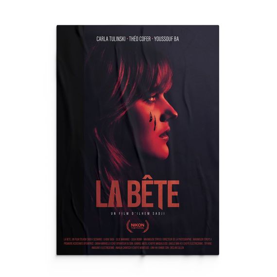 Affiche court métrage La bête