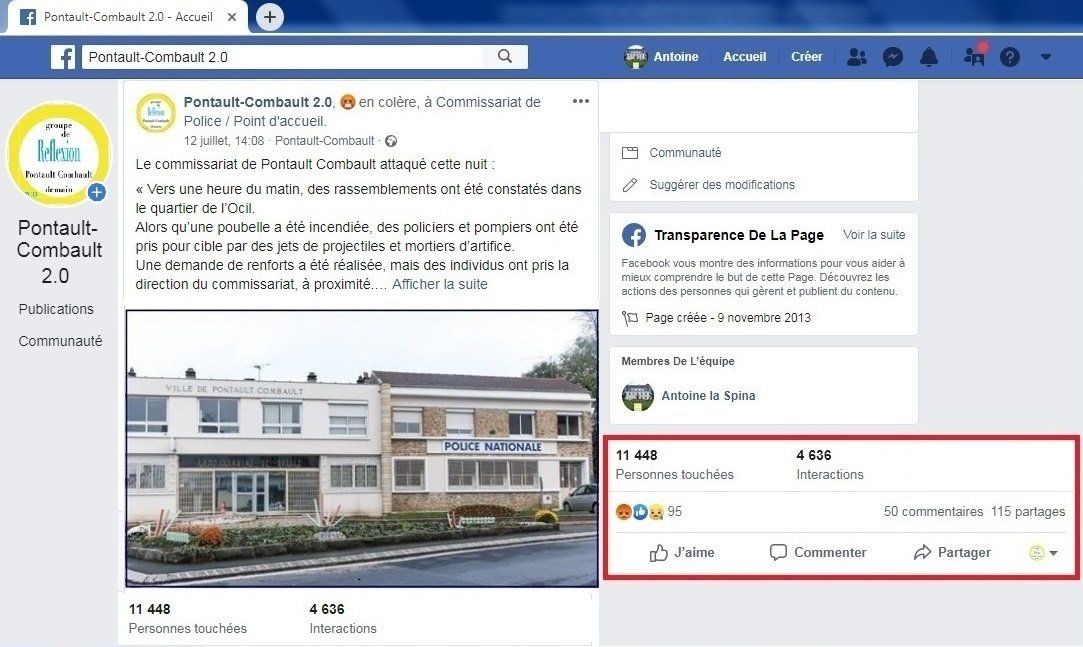 La Communication par une information locale